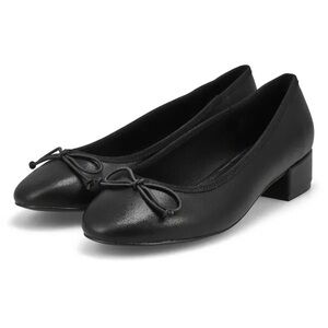 Steve Madden Cherish Black Heel with Bow Detail